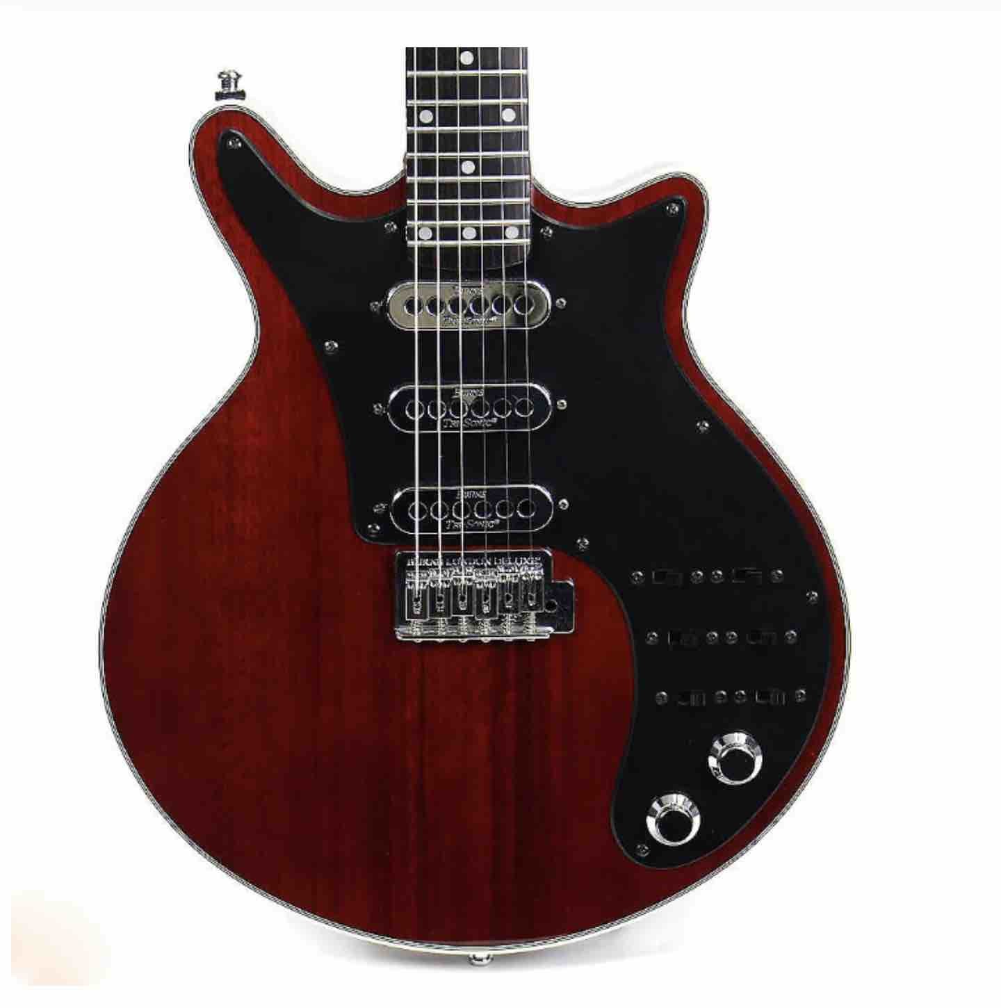 Guild Brian May Red Guitar Black Pickguard 3 pickups wilkinson Tremolo Bridge 24 Frets custom Factory outlet