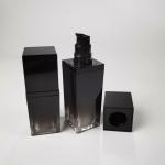 Eco Friendly Acrylic Square Cosmetic 30ml 50ml Lotion Pump Bottle 30g 50g Cream