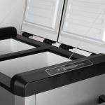 Non Slip Surface Portable Double Doors Mini Car Fridge Protect Lid With