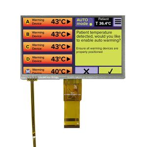 Quality 7&quot; 800x480 TN TFT Display Screen , 50 Pins RGB Industrial Touch Screen Panel wholesale