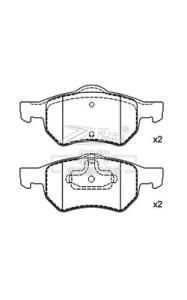 Quality Chrysler European Voyager ATE Ceramic Brake Pads D1059 05072215AA Front Brake Pads wholesale