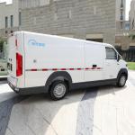 Futian Tuyano 4x4 ELF truck Smart Blue Pure Electric Box