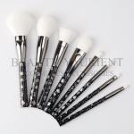 SA8000 17.8cm Private Label Makeup Brushes Tools With Heat Transfer Plastic