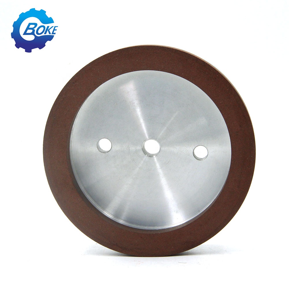 Factory customized red bond resin cup glass grinding wheel for glass processing machine
