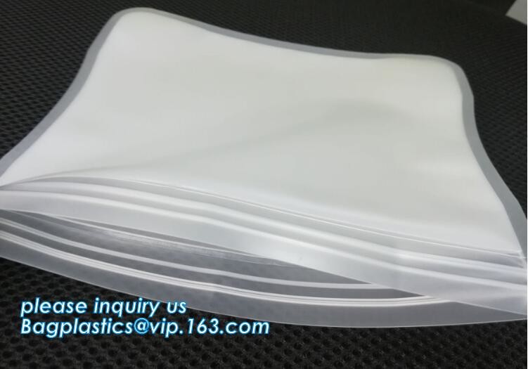 fresh food vegetable fruit roll packaging plastic flat pouch bag,zipper Seal pack Embossing Vacuum Bag for Fresh Food