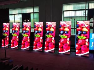 Quality Super Slim Poster LED Display Advertising Poster 800~1500 Nits Aluminum Cabinet Material wholesale