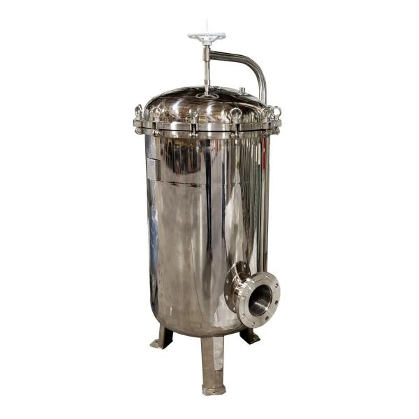Stainless Steel Sanitary SS Bag Filter Housing for Water Purification in Food