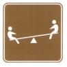Buy cheap Tourist Attractions Brown Travelling Sign Reflective Film Sheet and Aluminum from wholesalers