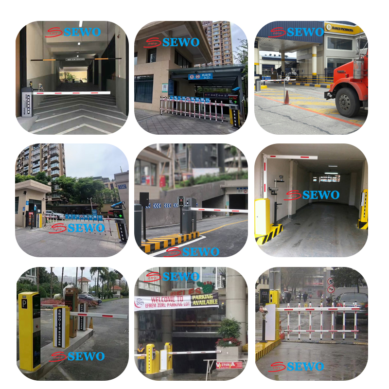Fence Arm Parking Lot Barrier Gate , Auto Vehicle Boom Barrier With Access Control