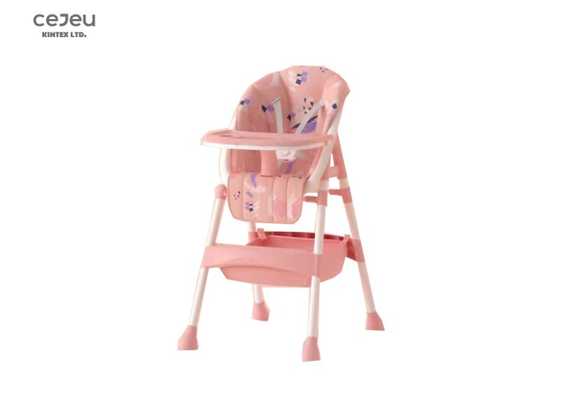 Cross Baby High Chair–Premium High Chairs for Babies and Toddlers from Birth to 3 Years Old–Foldable High Chair