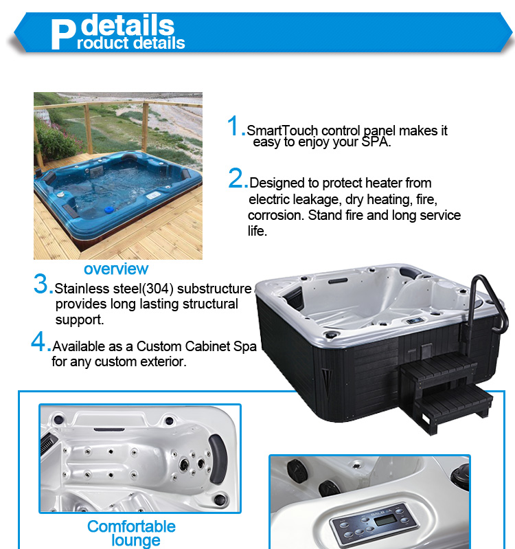 Home and Garden Spas 6 Person 40 Jet Hot