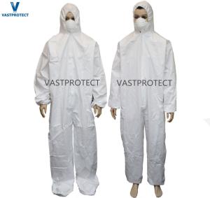 Quality All-in-one Disposable Coveralls with Knitted Cuffs Optimal Protection and Comfort wholesale