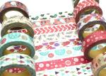 Custom Kawaii Cute Washi Paper Tape Printed Christmas Washi Tape