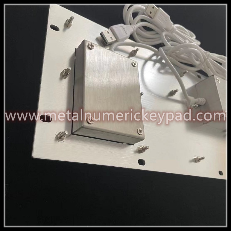 RoHS Metal Integrated Trackball Keyboard For Industrial Information Kiosk