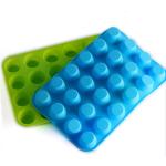 Private Logo 24 Cup Bagel Baking Doughnuts Silicone Cake Molds