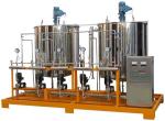 Cylindrical Chemical Mixing Tank Automatic PLC Control Stainless steel