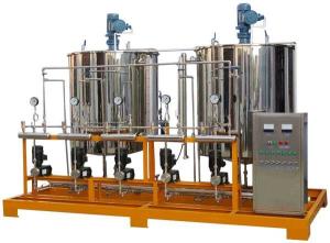Quality Cylindrical Chemical Mixing Tank Automatic PLC Control Stainless steel wholesale