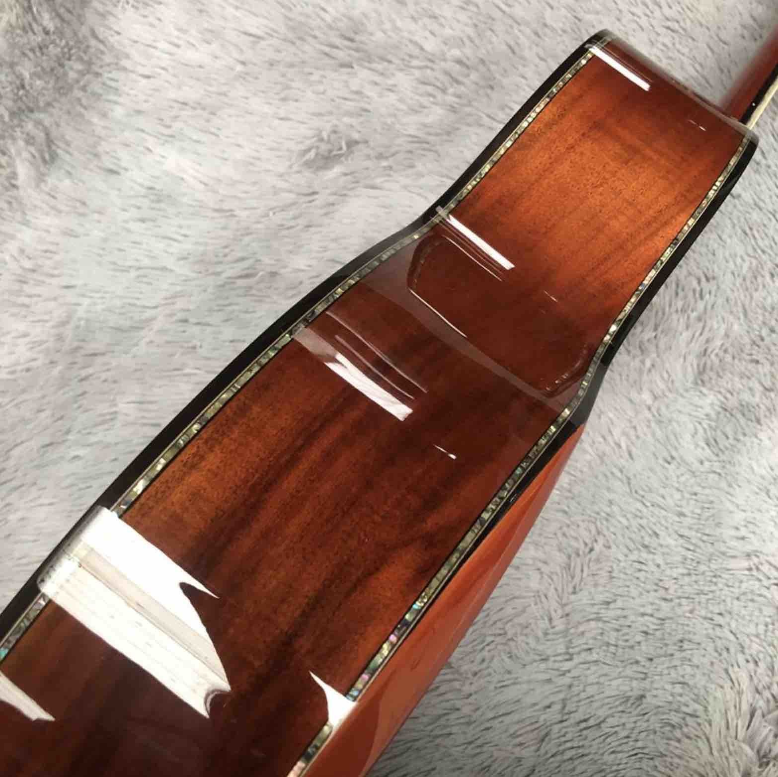 41 inch Solid KOA Top PS14 Acoustic Guitar Cocobolo Back Sides Real abalone Ebony Fingerboard TY Acoustic Guitar