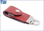 Leather Package 4GB Thumb Drive Memory Device 3D Debossed Logo