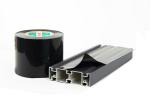 Medium Adhesive Aluminium Protective Film Black / White Color With Print Logo