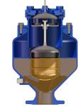 Flange Type Combination Sewage Air Release Valve Full Flow Area Single Body