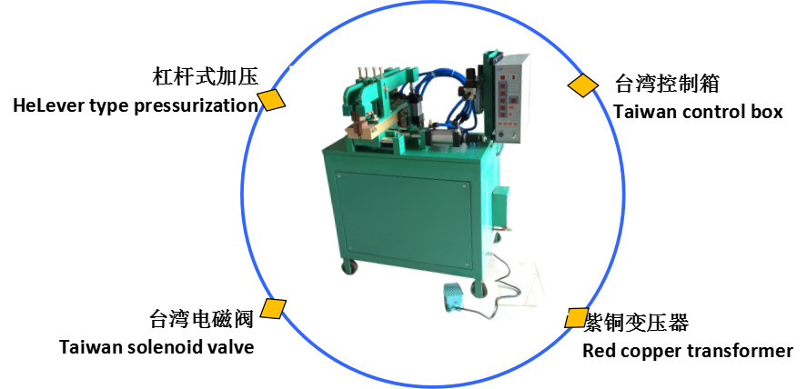 Air Compression Butt Welding Machine 380V Flat Iron Welding Machine