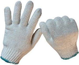 Quality 7 Gauge Cotton Knitted Gloves, White Cotton Gloves wholesale