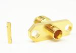 Female 2 Holes Flange Mount SMA RF Connector Gold Plated 50Ohm