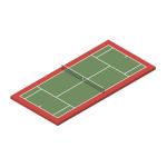 Multi Purpose Outdoor Tennis Court Acrylic Surface Waterproof