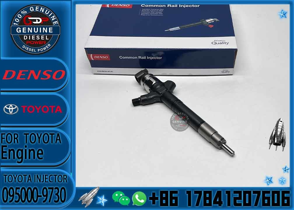 New Diesel Fuel Injector 095000-9730 095000-9780 for TOYOTA 23670-51031 1VD-FTV 23670-59035, 23670-59036,