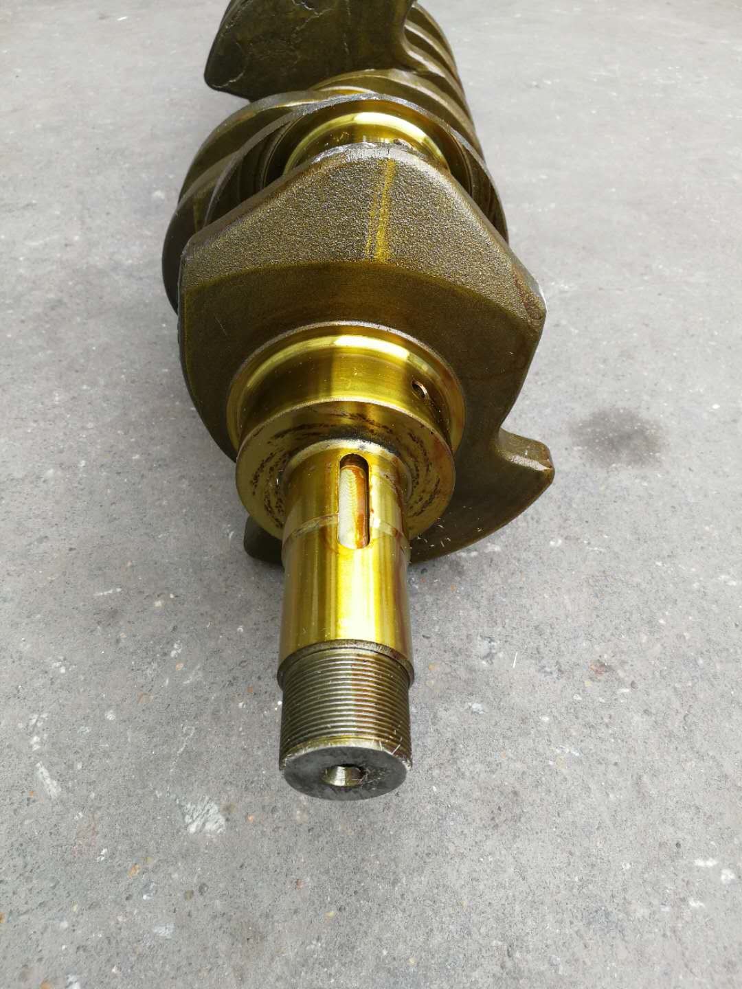 Diessl Engine 6BG1 1-12310-448-0 Forged Steel Crankshaft For ISUZU ZX200-1/ZX200-5G Excavator Spare Parts