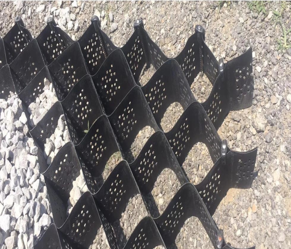 Driveway HDPE Geocell Ground Grid Paver Soil Stabilization Geocell Retaining Walls