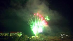 Quality Mandarin Professional Pyrotechnics Fireworks 130 Shots For Christmas wholesale