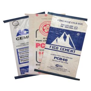 Quality PP Gusseted Cement Packing Bags 3gsm - 25gsm Empty Woven Sack Bag wholesale