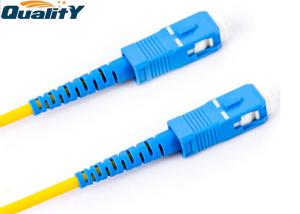 Quality Indoor Dia3.0mm SC UPC Single Mode Fiber Cable wholesale