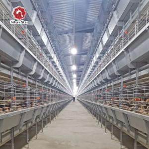 Quality H Frame 4 Tiers Meat Chicken Broiler Cage 136 birds wholesale