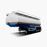 Fuwa Axle 13t Mechanical Suspension Fuel Trailers For Tanzania