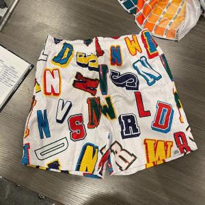Quality Custom Logo Sublimation Print Jogger Mens Athletic Streetwear Sports Half Pants Quick Dry Fitness Gym Mesh Shorts 5 Inch Inseam wholesale