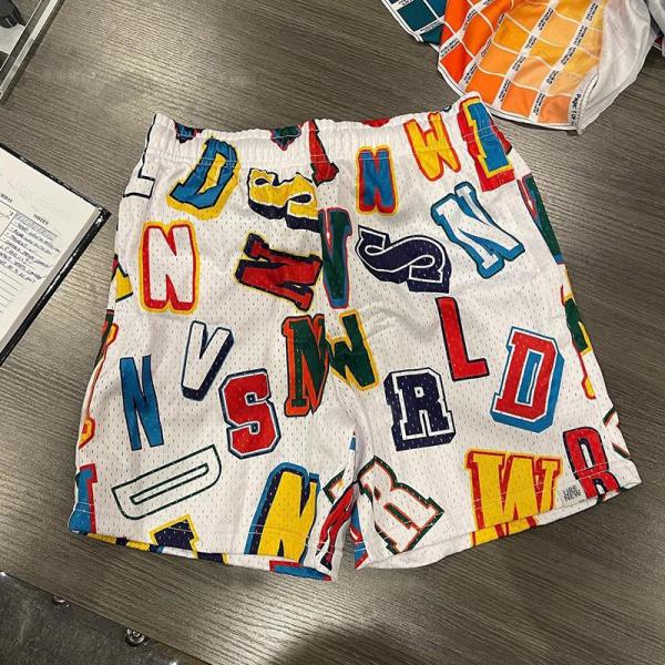 Custom Logo Sublimation Print Jogger Mens Athletic Streetwear Sports Half Pants
