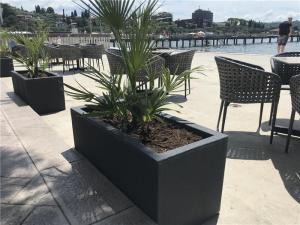 Quality Square Double Wall Rotomolded Planters Plastic Molding With 300 Shot Peen wholesale