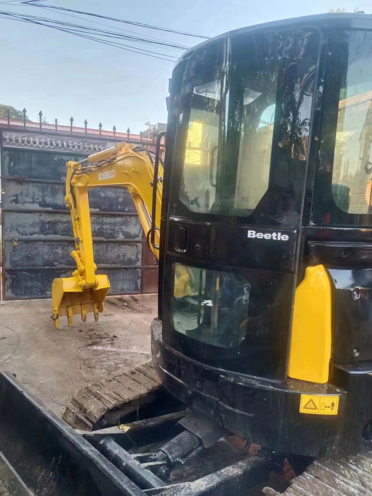 Yellow Paint Original Kobelco 35 Used Mini Excavator Kobelco Sk75