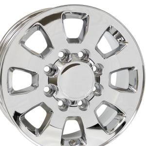 Quality 18 Rims Chevy Silverado HD 3500 8 Lug 8x6.5 Polished Wheels Rims 5501 wholesale