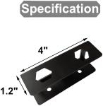 Under Desk Laptop Holder Aluminum Mount Bracket for Carbon Steel Laptop