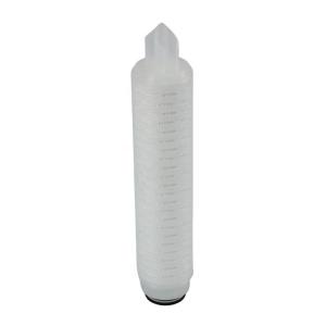 Quality 500L/Hour Productivity 0.22 Micron PP Polyester Glass Fiber Pleated Filter Cartridge wholesale
