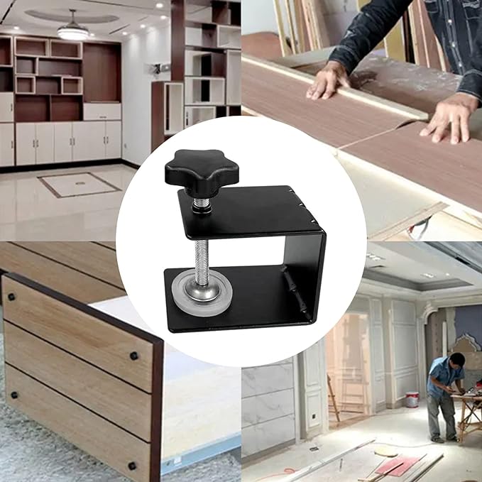 White/Black Cabinet Installation Tool Drawer Face Clamp for Flexible Drill Hole Guide