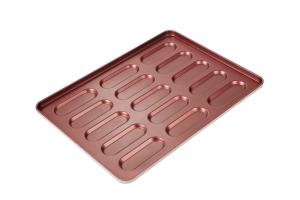 Quality new design Hot Dog Bun Baking Pan non-stick hot dog baking trays wholesale