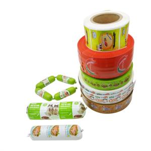 Quality OEM low-cost wholesale plastic casings custom printing brand logo sausage color plastic casings wholesale