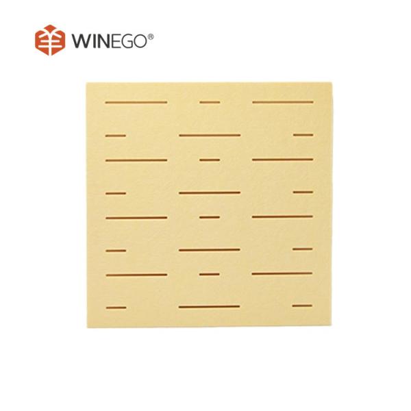 Engraving Wall Polyester Acoustic Panels Lightweight Acoustic Polyester Fiber