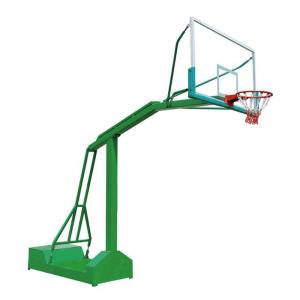 Quality Manual Hydraulic Basketball Hoop Stand Indoor Backboard Size 1800 x 1050MM wholesale
