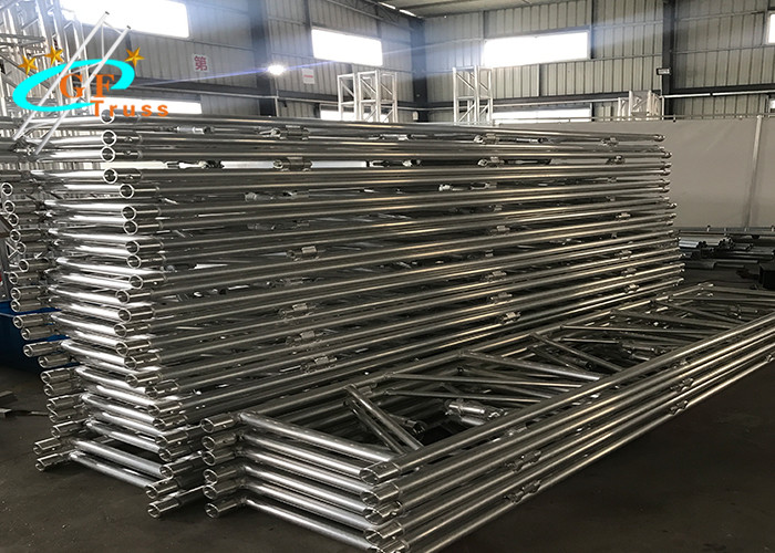 Triangle Folding Aluminum Stage Truss For Outdoor Event 400*600mm